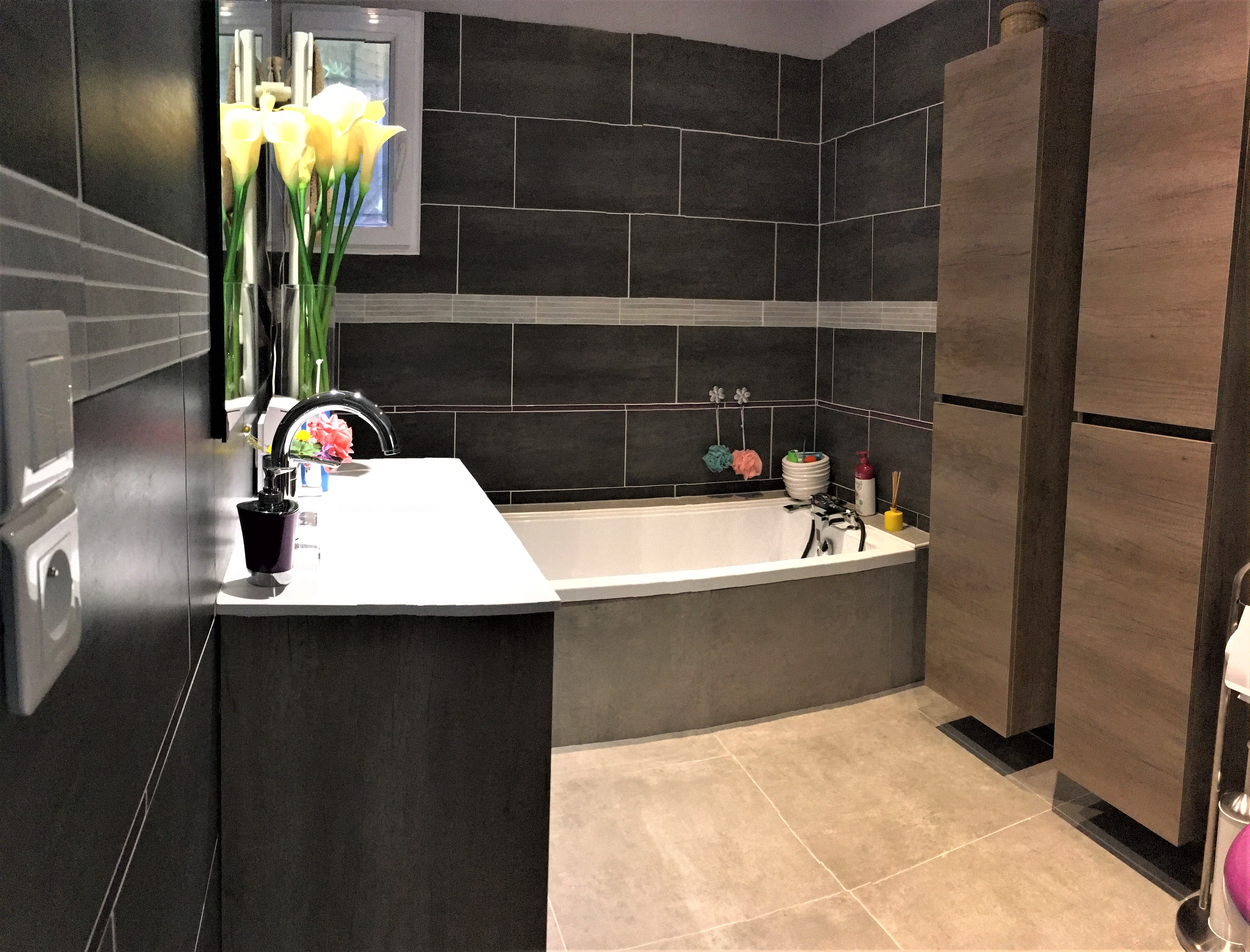 Salle de bain parentale